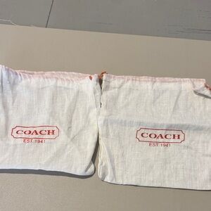 Coach Dust cover bags set of 2